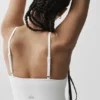 Sujetador sin costuras «Delight» de modal acanalado - Blanco
