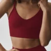 Sujetador sin costuras «Ribbed Delight» de modal — Rojo «Summer Romance»