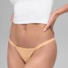 Tanga de cordón invisible Airbrush - Champagne