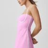 Vestido aerodinámico Airbrush - Rosa corazón de caramelo/Blanco