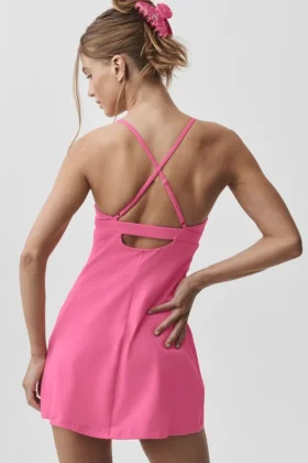Vestido Airbrush Splendor – Rosa paraíso