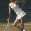 Vestido de tenis Alo Softsculpt Topspin - Blanco