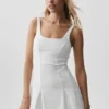 Vestido de tenis Alo Softsculpt Topspin - Blanco