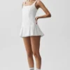 Vestido de tenis Alo Softsculpt Topspin - Blanco