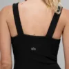 Vestido de tenis Alosoft Break Point - Negro
