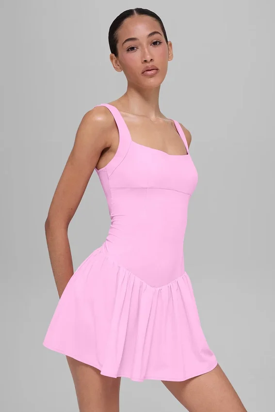 Vestido de tenis Alosoft Break Point - Rosa Candy Heart