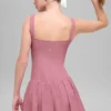 Vestido de tenis Alosoft Break Point - Rosa rosa silvestre