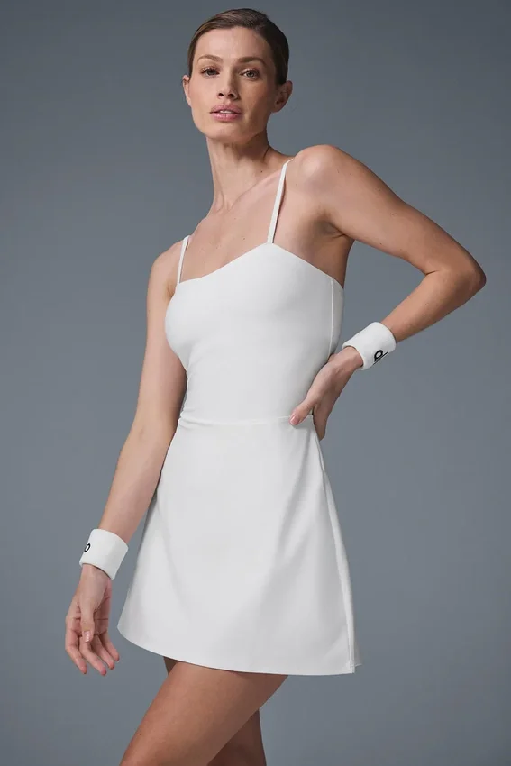 Vestido de tenis Alosoft Courtside - Blanco