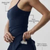 Vestido de tenis Alosoft Encore - Azul marino