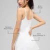 Vestido de tenis Alosoft Encore - Blanco