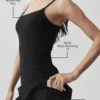 Vestido de tenis Alosoft Encore - Negro