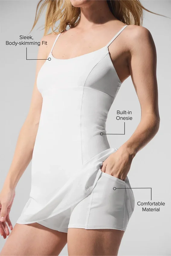 Vestido de tenis «Breezy» - Blanco