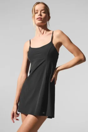 Vestido de tenis Breezy - Negro