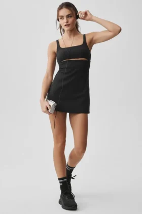 Vestido de tenis Slice - Negro
