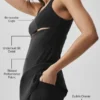 Vestido de tenis Slice - Negro