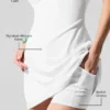 Vestido entallado Airbrush - Blanco/Blanco