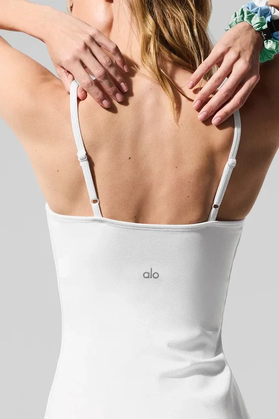 Vestido entallado Airbrush - Blanco/Blanco