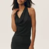Vestido halter «Summer Soiree» - Negro