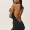 Vestido halter «Summer Soiree» - Negro