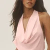 Vestido halter «Summer Soiree» - Rosa soleado