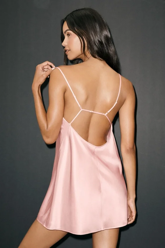 Vestido Radiance de mezcla de seda - Rosa soleado