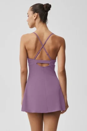 Vestido «Splendor» con Airbrush – Beso de ciruela