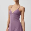Vestido «Splendor» con Airbrush - Beso de ciruela