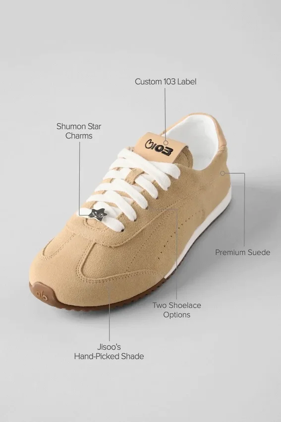 Zapatillas Alo Sunset + Jisoo - Crema caramelo